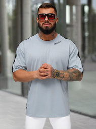 Tricou bărbați albastră deschis OZONEE O/QQ1195