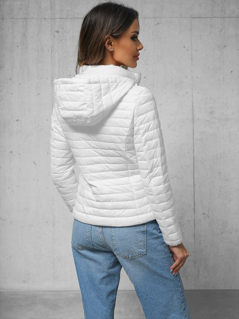 Geacă de femei albă OZONEE O/H117Z