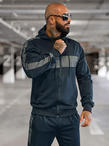 Compleu sport bărbaţi albastru marin OZONEE JS/8C8115/25Z