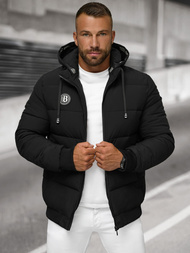 Geacă de iarnă parka bărbați neagră OZONEE JS/31M5026/392