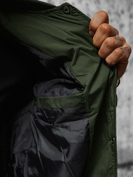 Jachetă de bărbați verde OZONEE JS/84M3020/136