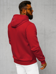 Hanorac bărbați roșu închis OZONEE JS/2008Z