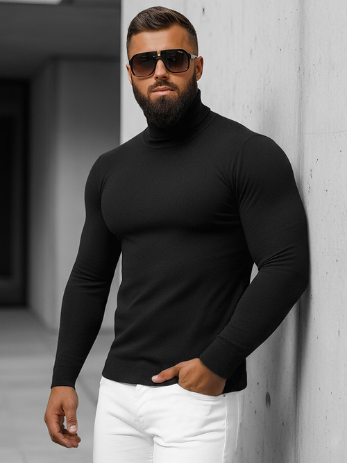 Pulover bărbați negru OZONEE NB/MMB600/4Z