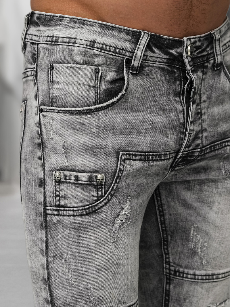 Blugi bărbaţi antracit OZONEE NB/MP0163NZ