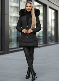 Geacă de femei neagra OZONEE JS/16M9121/392Z