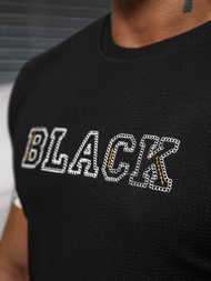 Tricou bărbați negru OZONEE O/T7571