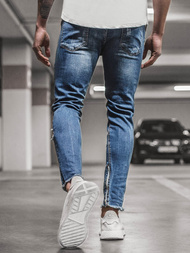 Blugi bărbaţi albaștri OZONEE G/1085