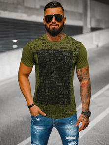 Tricou bărbați verde OZONEE O/T122/29Z