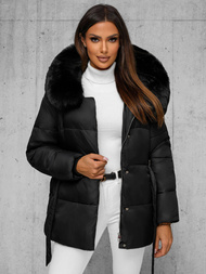 Geacă de femei neagra OZONEE JS/16M9206/392Z