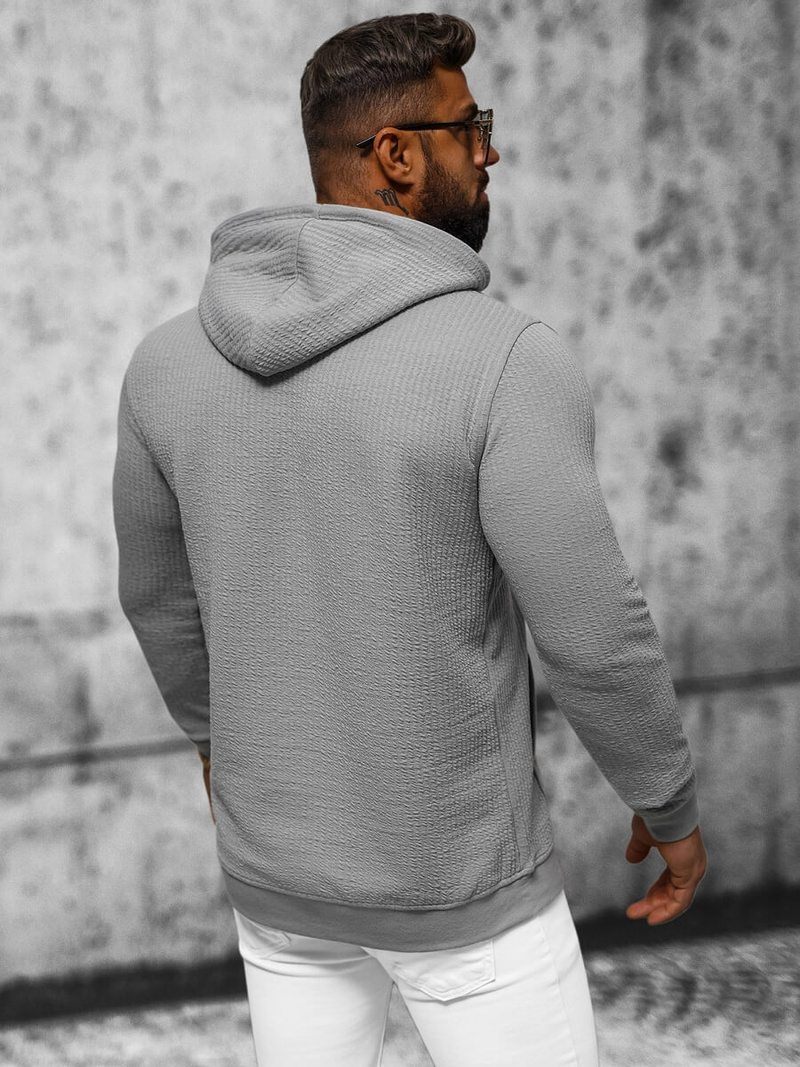 Hanorac bărbați gri OZONEE O/TB2273