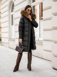 Geacă damă neagra OZONEE JS/5M3298/392