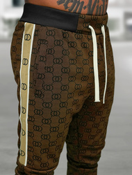 Compleu sport bărbaţi bej închis OZONEE O/FF5110AB