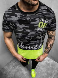 Tricou bărbați antracit OZONEE JS/SS10978Z