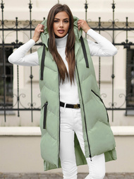 Vestă femei verde deschis OZONEE JS/M788/236Z