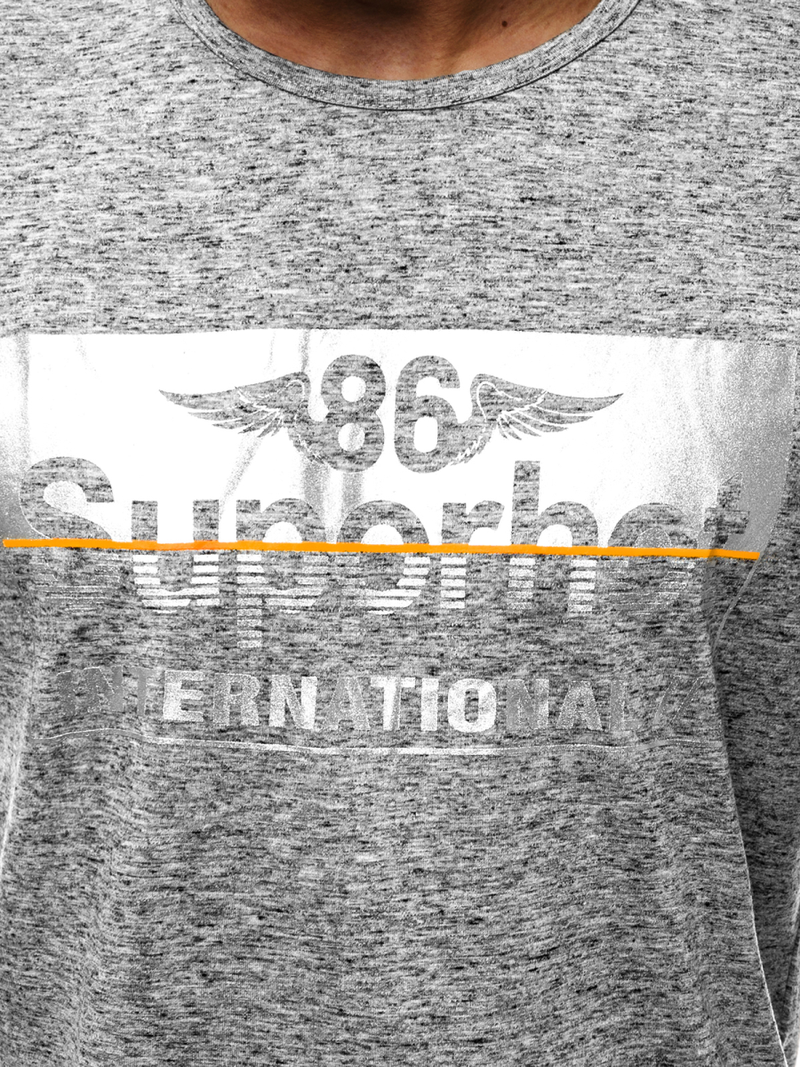 Tricou bărbați antracit OZONEE JS/KS2056