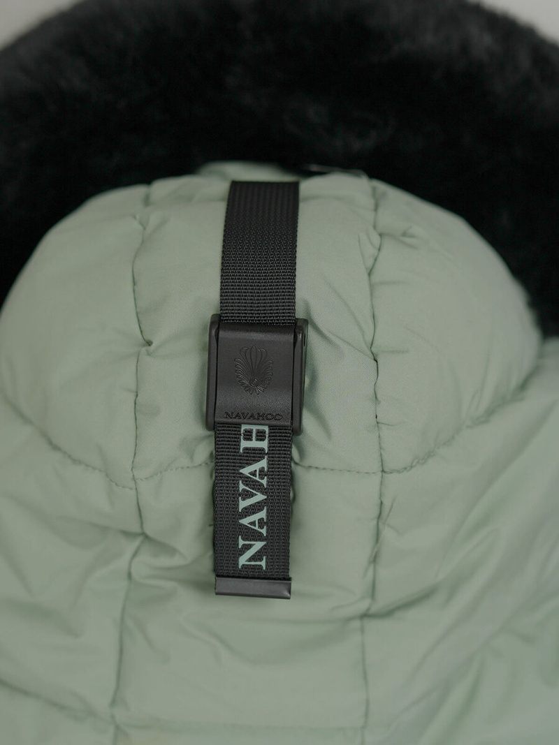 Geacă de femei verde-mentă OZONEE O/W377Z