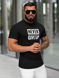 Tricou bărbați negru OZONEE NB/MT3133