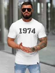 Tricou bărbați alb OZONEE NB/MT3130