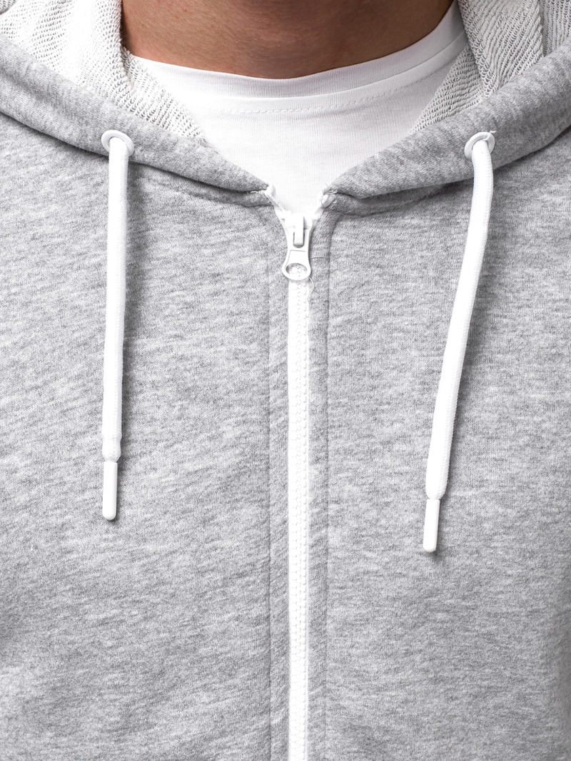 Hanorac cu glugă bărbați gri OZONEE A/1009Z