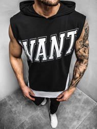 Tricou cu glugă bărbați verde OZONEE B/60042Z