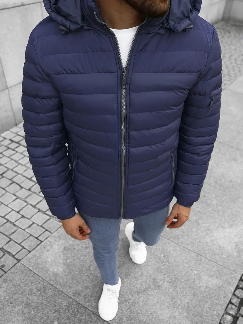 Jachetă bărbați albastru marin OZONEE JS/M792/215