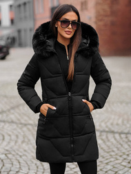 Geacă de femei neagra OZONEE JS/16M9099/392Z