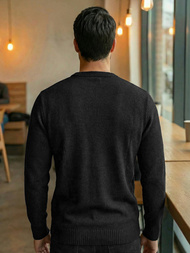 Pulover bărbați negru OZONEE JS/59B3607/3