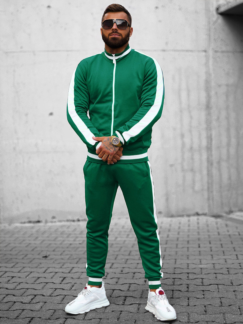 Compleu sport bărbaţi verde OZONEE JS/8C99/22AZ