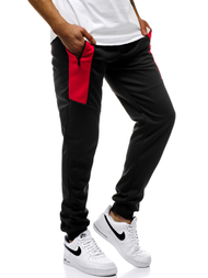 Pantaloni de trening bărbaţi negri OZONEE JS/JZ11011