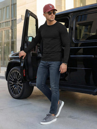 Blugi bărbaţi albaștri închis OZONEE O/JK2895AZ