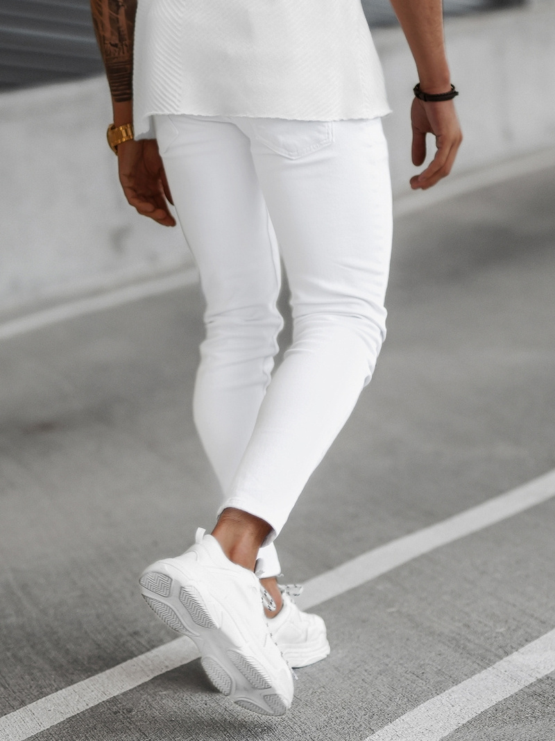 Blugi Bărbaţi Albi OZONEE E/5348/01Z