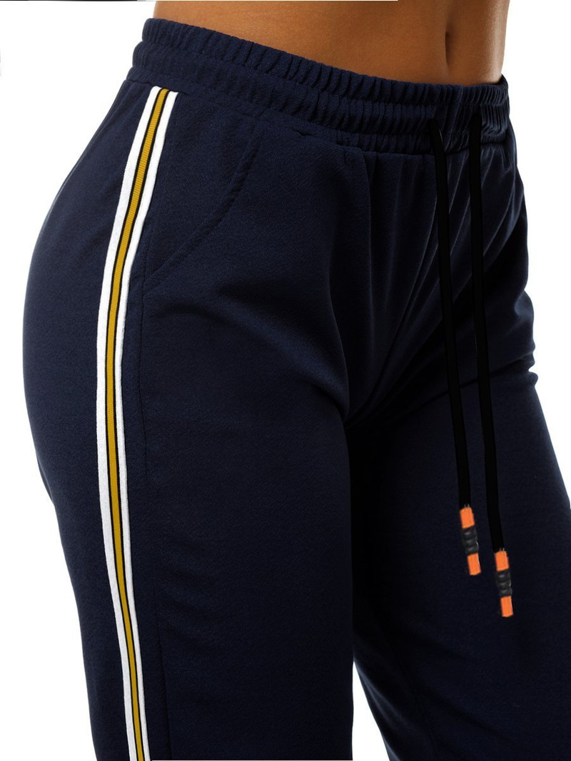 Pantaloni de training dame albastru marin OZONEE JS/1020/B4
