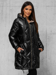 Geacă de femei neagra OZONEE JS/5M3189/392Z