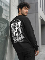 Hanorac bărbați negru OZONEE JS/65B3919/3Z