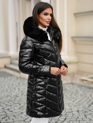 Geacă de femei neagră OZONEE JS/16M9100/392Z