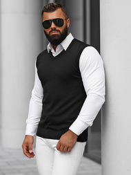 Pulover bărbați negru OZONEE NB/MM6005/4Z