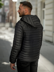 Geacă bărbați neagră OZONEE JS/16M9328/392B