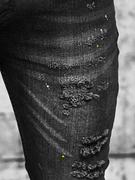 Blugi Bărbaţi negri OZONEE O/MB465