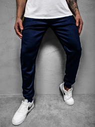 Pantaloni de trening bărbaţi albastru marin OZONEE JS/JZ11020Z