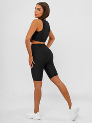 Colanți scurți de damă negri OZONEE JS/17K597/3