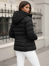 Geacă de iarnă femei neagră OZONEE JS/M769/392Z