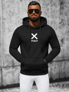 Hanorac bărbați negru OZONEE NB/MF2021