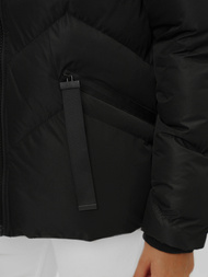 Geacă de iarnă damă neagră OZONEE JS/M739/392