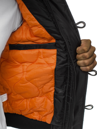 Jachetă bărbați neagră OZONEE O/99123