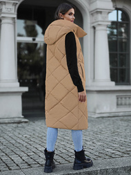 Vestă femei camel OZONEE JS/5M3165/84Z