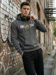 Hanorac bărbați antracit OZONEE JS/8B1756/5Z