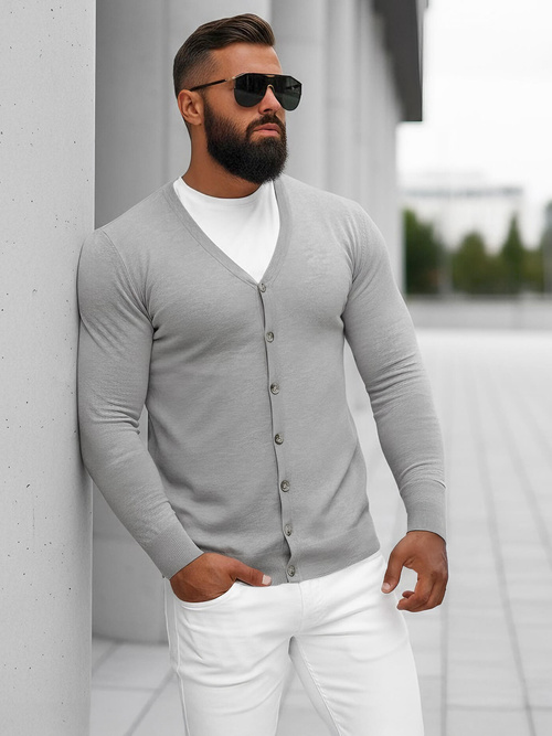 Pulover bărbați gri OZONEE NB/MM6006/2Z