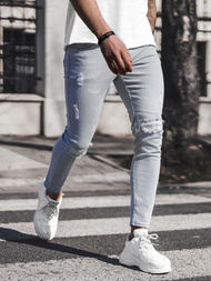 Blugi bărbaţi gri OZONEE DO/2463