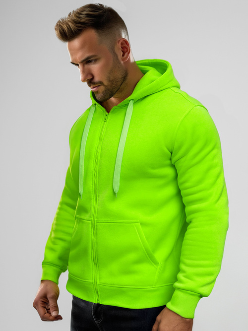 Hanorac bărbați neon verde OZONEE JS/2008