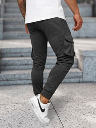 Pantaloni de trening bărbaţi antracit OZONEE C/316Z